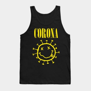 Covid 19 smile face Tank Top